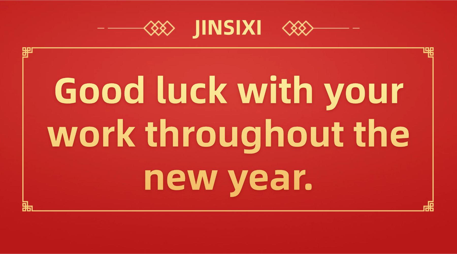 Jinsixi chętnie rozpoczyna pracę i wspólnie tworzy blask